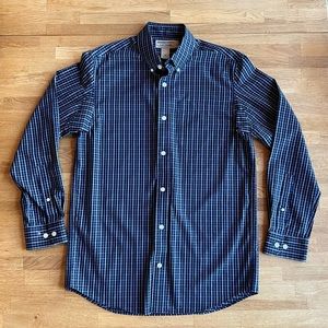 Men’s Duluth Trading Co. Long Sleeve Button Down Wrinklefighter Shirt
